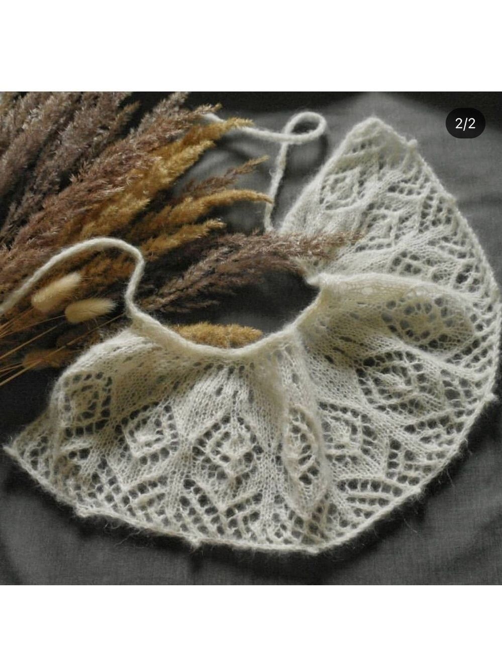 𝅺knitted kids collar